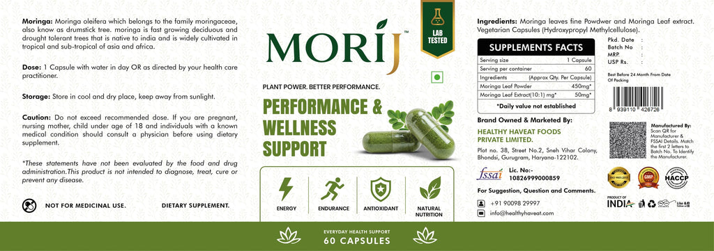 Performance & Wellness Support Capsules
