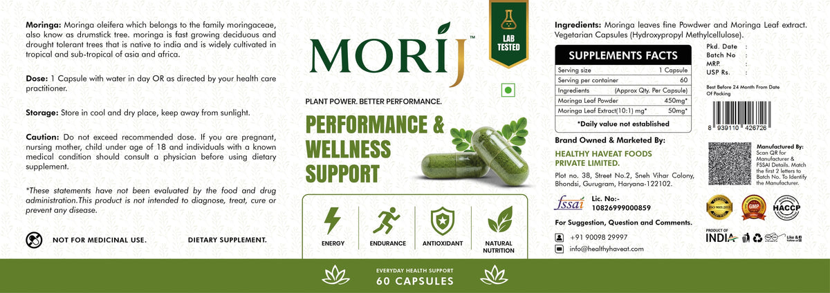 Performance & Wellness Support Capsules